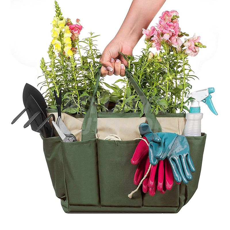 Холщовая сумка для садовых инструментов Садовая сумка для хранения садовых растений Набор инструментов Сумка для хранения MDSGG-6